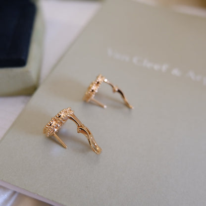 [Topon Jewelry]LUCKY PINK GOLD WHITE MOP EARRINGS