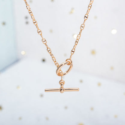 [Topon Jewelry]ECHAPPEE NECKLACE PINK GOLD