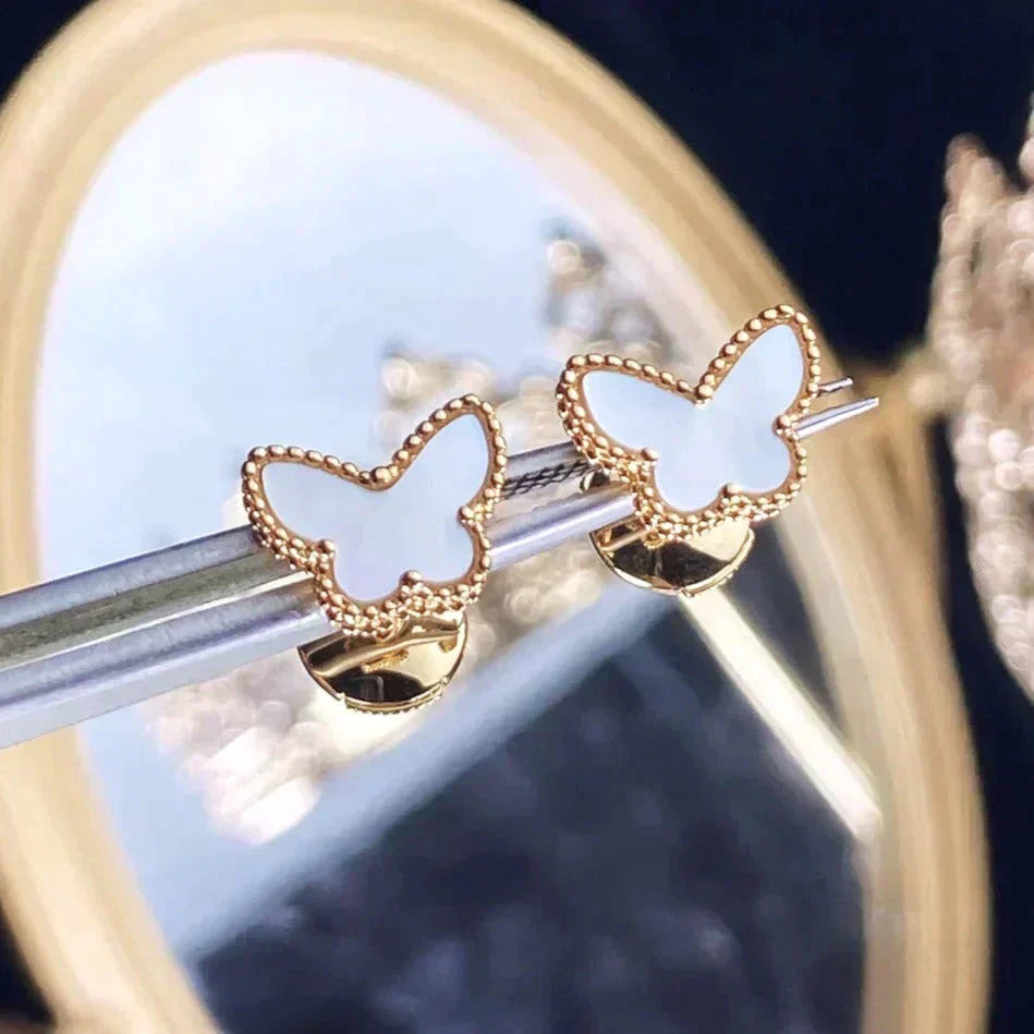 [Topon Jewelry]SWEET BUTTERFLY MOP EARSTUDS