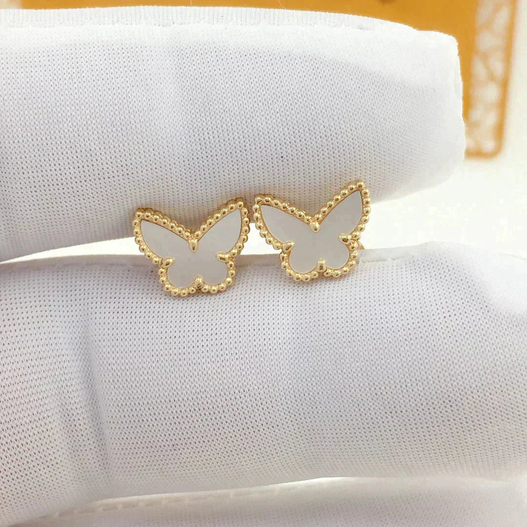 [Topon Jewelry]SWEET BUTTERFLY MOP EARSTUDS