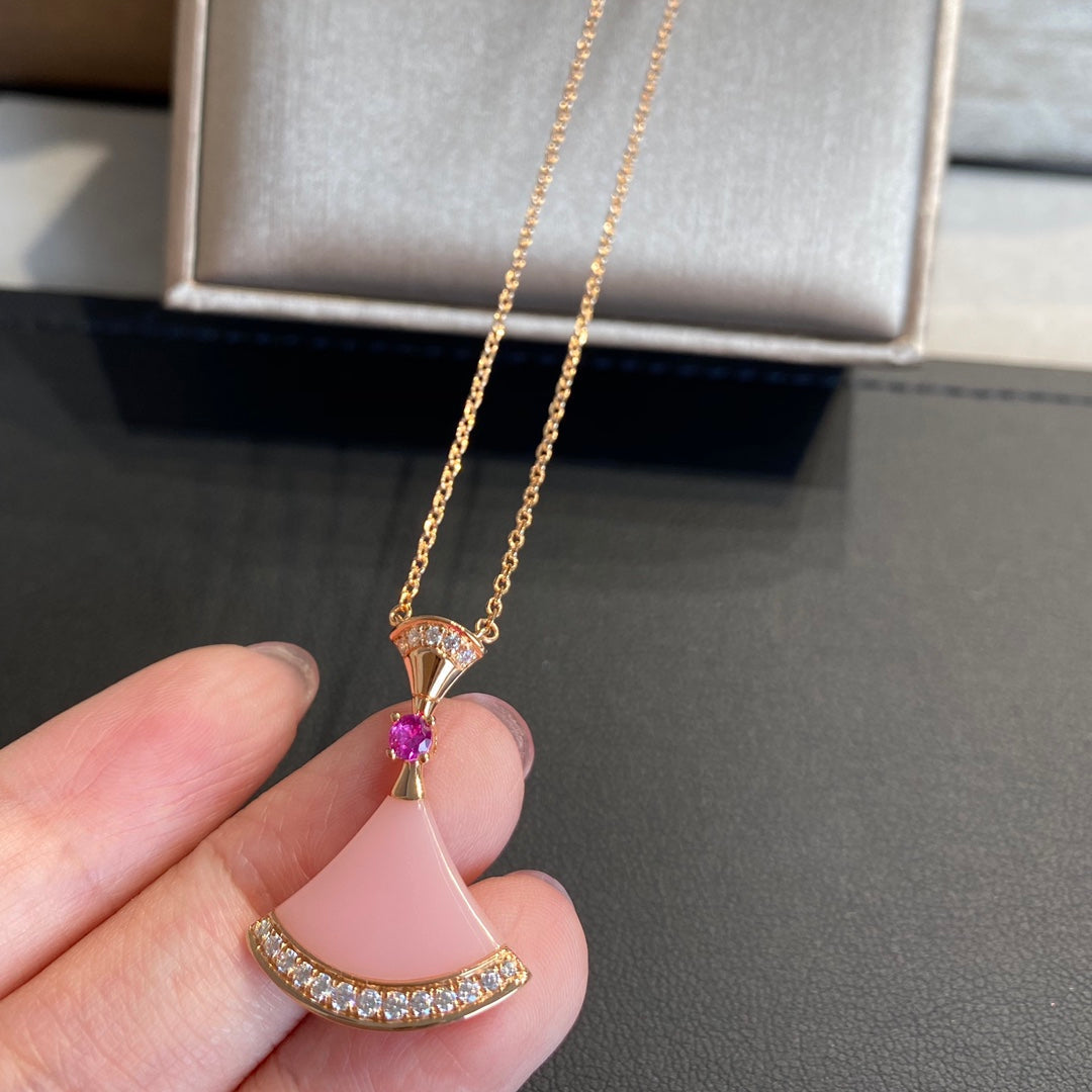 [Topon Jewelry]DREAM NECKLACE PINK OPAL