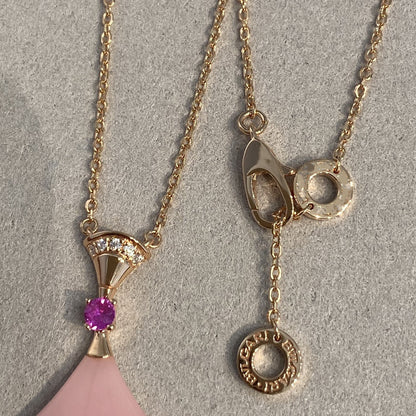 [Topon Jewelry]DREAM NECKLACE PINK OPAL