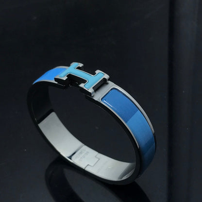 [Topon Jewelry]H BRACELET BLUE RAINBOW CERAMIC