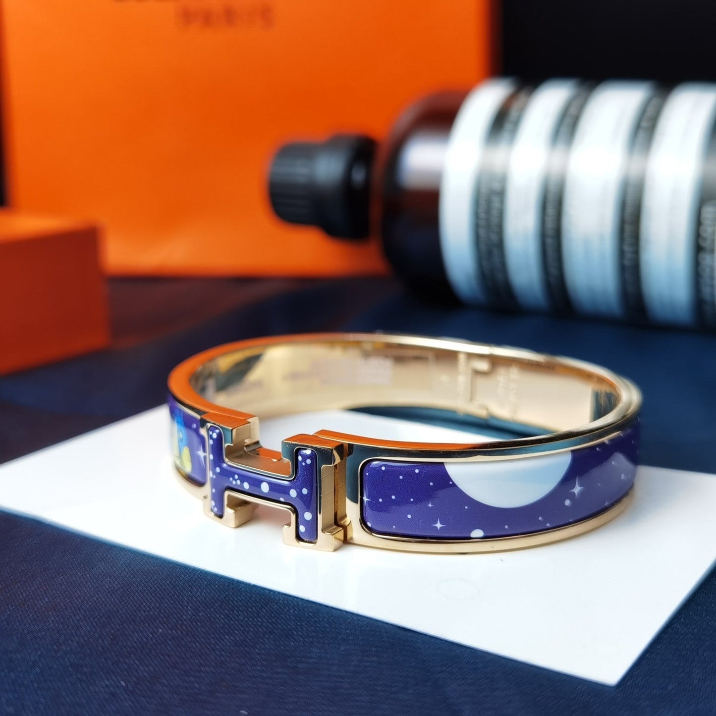[Topon]H STAR AND MOON BRACELET 12MM
