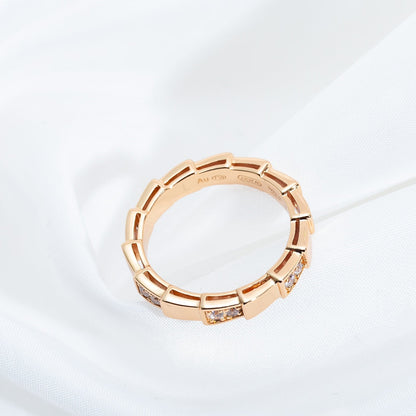 [Topon Jewelry]SERPENTI RING PINK GOLD  3MM