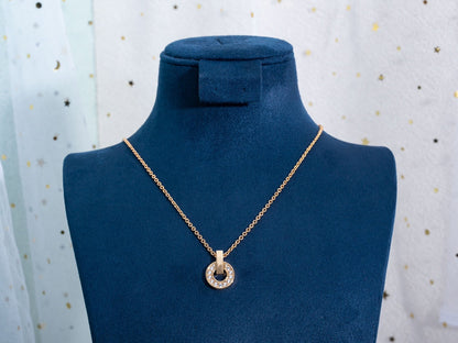 [Topon Jewelry]GARI NECKLACE PINK GOLD DIAMOND