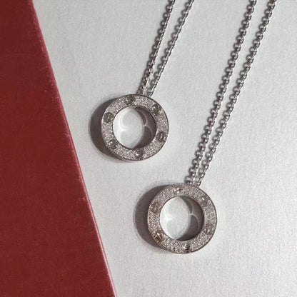 [Topon]LOVE NECKLACE ADJUSTABLE SILVER