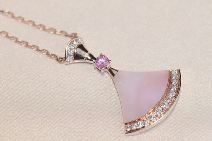 [Topon Jewelry]DREAM NECKLACE PINK MOP DIAMOND