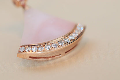 [Topon Jewelry]DREAM NECKLACE PINK MOP DIAMOND