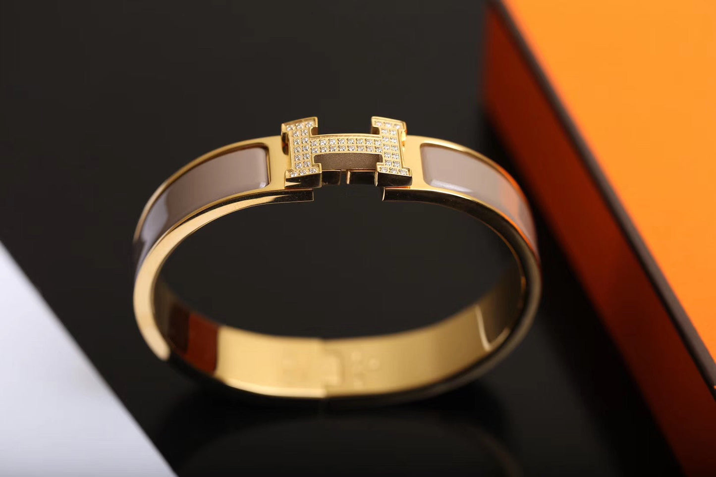 [Topon Jewelry]H BRACELET GOLD DIAMOND