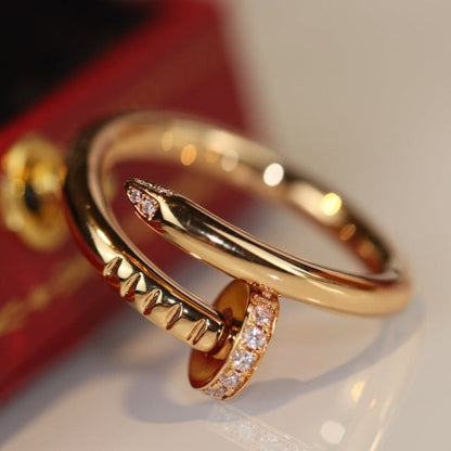 [Topon Jewelry]JUSTE RING 2.65MM GOLD DIAMOND