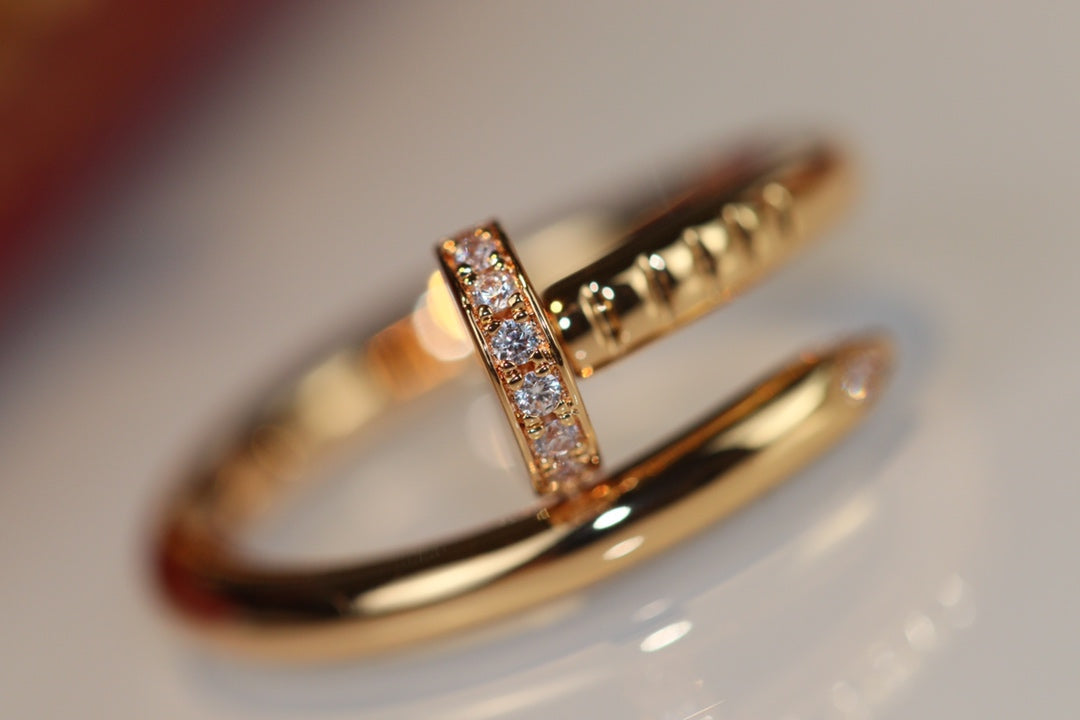 [Topon Jewelry]JUSTE RING 2.65MM GOLD DIAMOND