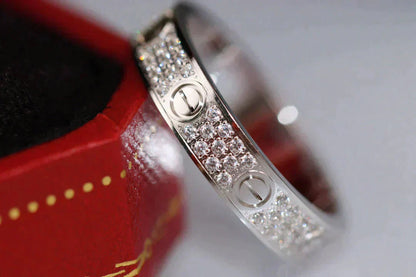 [Topon Jewelry]LOVE RING 3.6MM DIAMOND PAVED