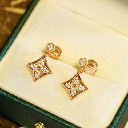 [Topon Jewelry]STAR DIAMONDS EARRINGS GOLD