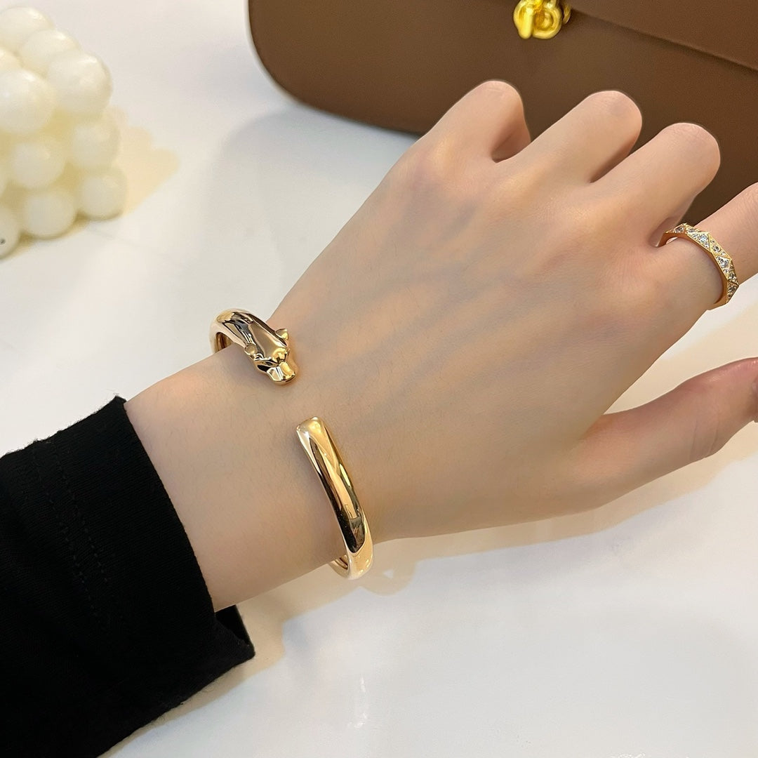 [Topon Jewelry]PANTHERE GOLD OPEN BRACELET