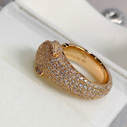 [Topon Jewelry]PANTHERE PINK GOLD DIAMOND RING