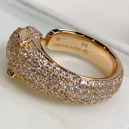 [Topon Jewelry]PANTHERE PINK GOLD DIAMOND RING