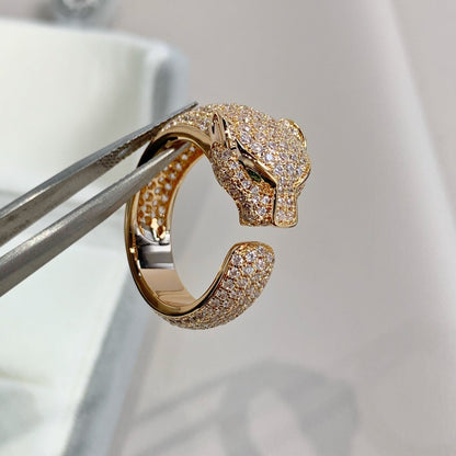 [Topon Jewelry]PANTHERE PINK GOLD DIAMOND RING