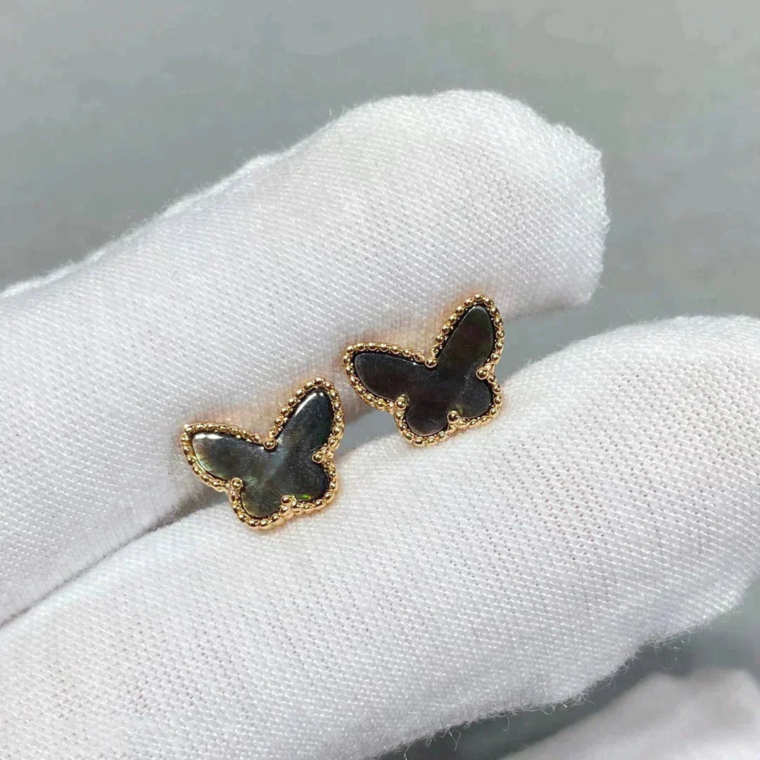 [Topon Jewelry]BUTTERFLY DARK MOP  EARRINGS