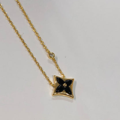 [Topon]STAR BLACK MOP NECKLACE