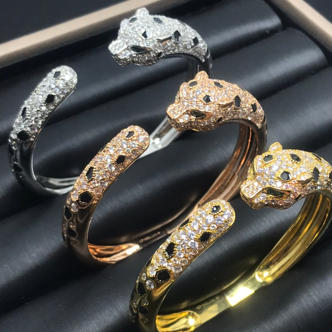 [Topon Jewelry]PANTHERE BIG BRACELET DIAMONDS