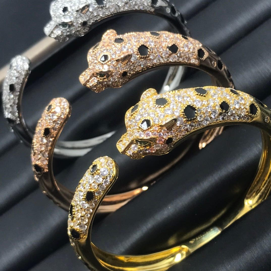 [Topon Jewelry]PANTHERE BIG BRACELET DIAMONDS