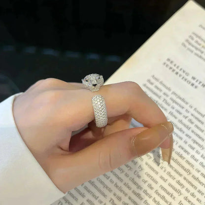 [Topon Jewelry]PANTHERE 5.5MM ALL DIAMOND RING