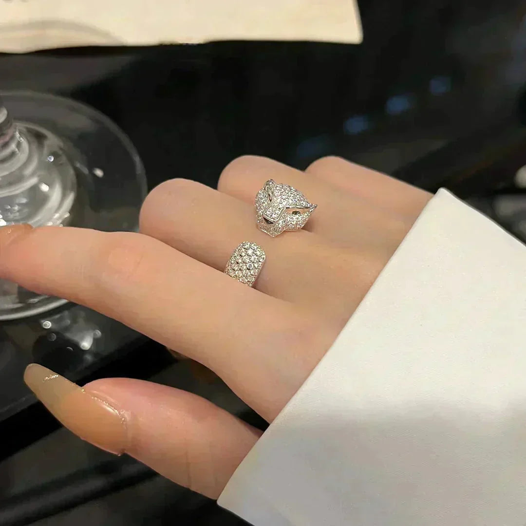 [Topon Jewelry]PANTHERE 5.5MM ALL DIAMOND RING