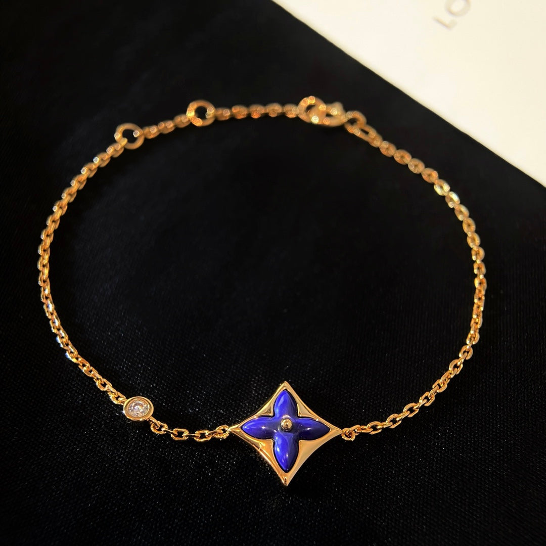 [Topon Jewelry]COLOR STAR PINK GOLD DIAMOND BRACELET