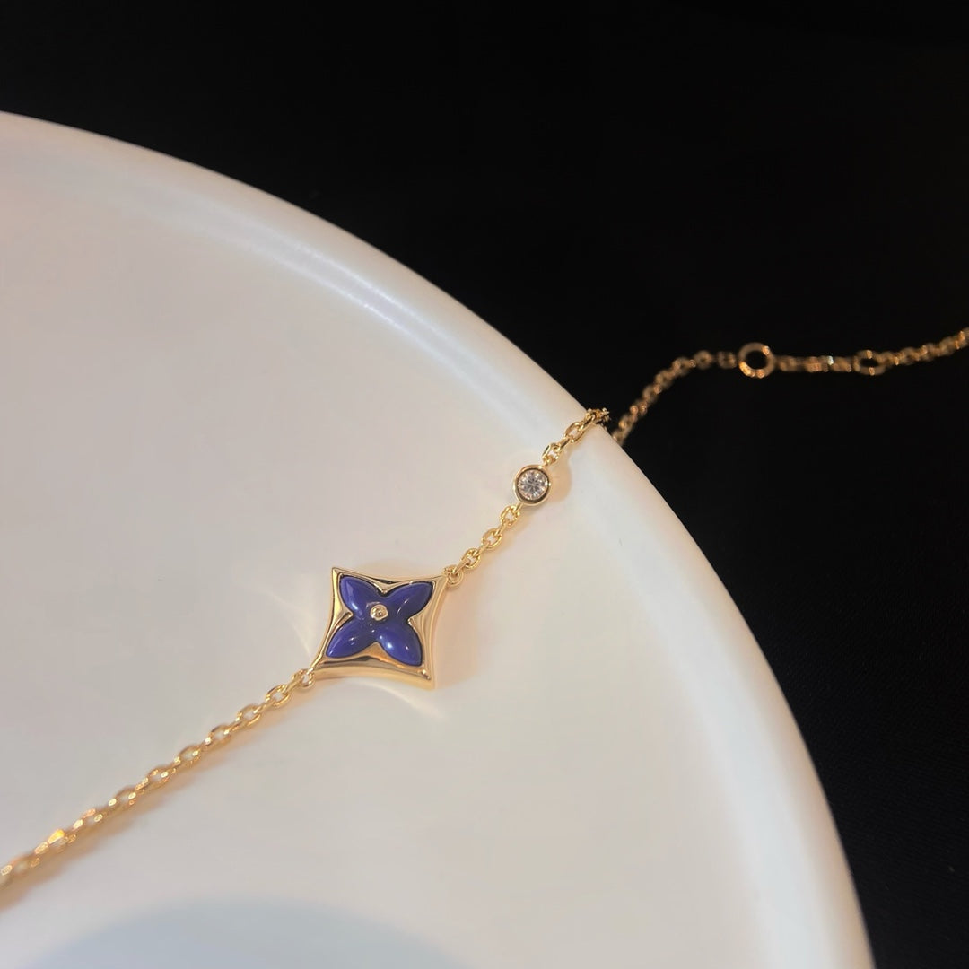 [Topon Jewelry]COLOR STAR PINK GOLD DIAMOND BRACELET