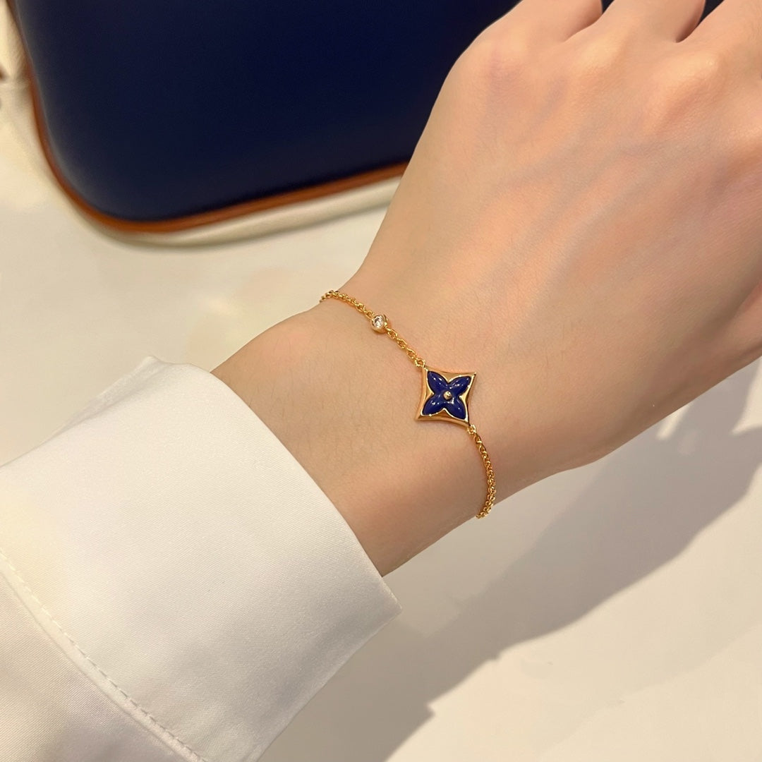 [Topon Jewelry]COLOR STAR PINK GOLD DIAMOND BRACELET