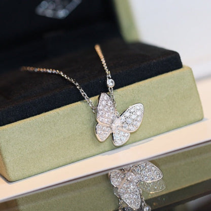 [Topon Jewelry]BUTTERFLY DIAMOND NECKLACE