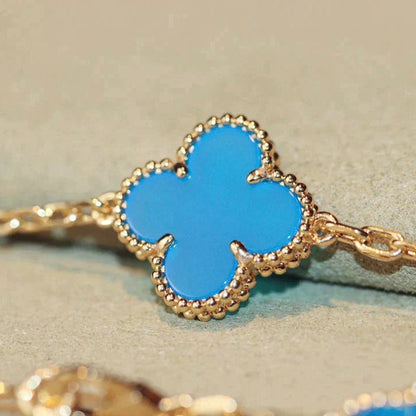 [Topon Jewelry]CLOVER 20 MOTIFS TURQUOISE GOLD