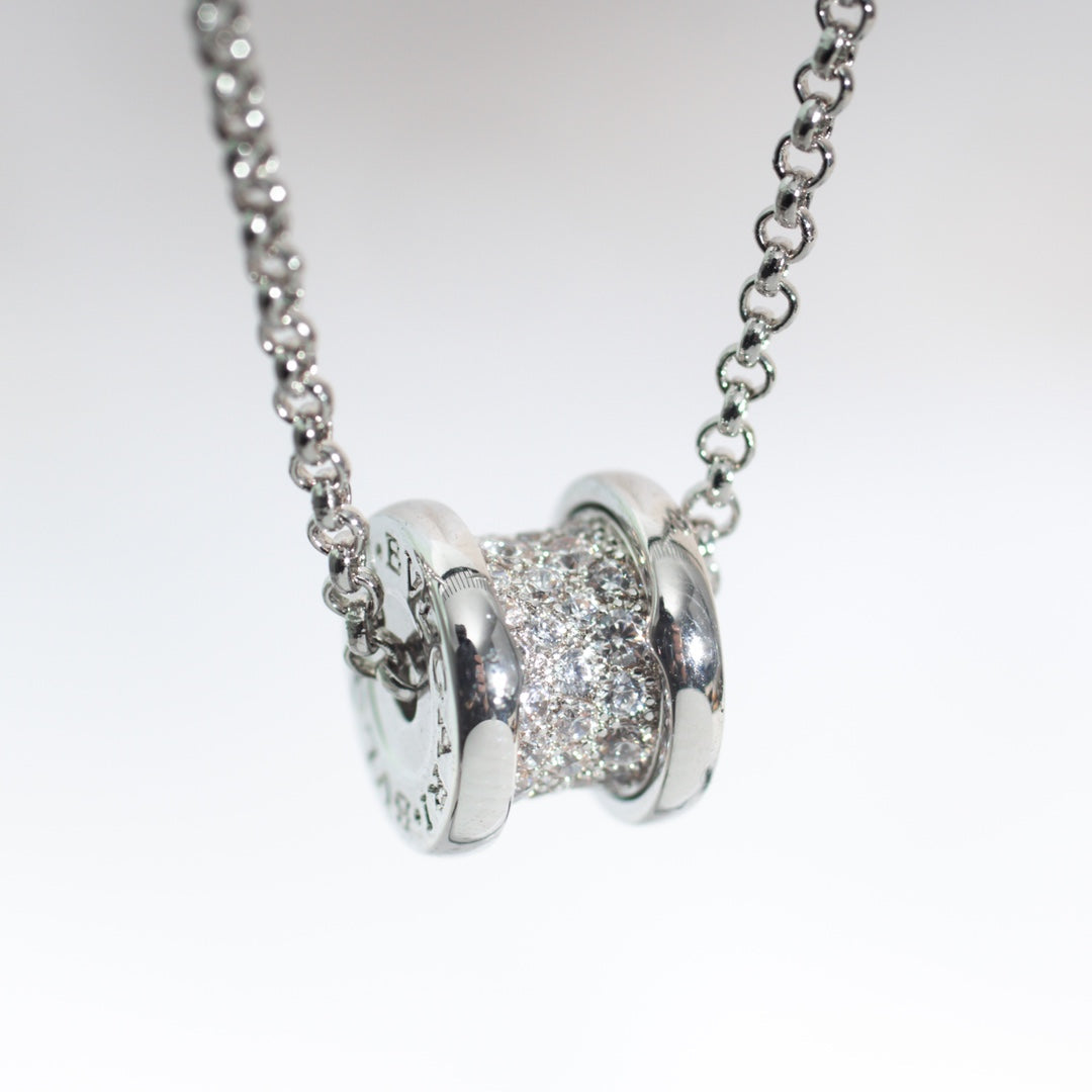 [Topon Jewelry]ZERO 1 SILVER DIAMOND NECKLACE