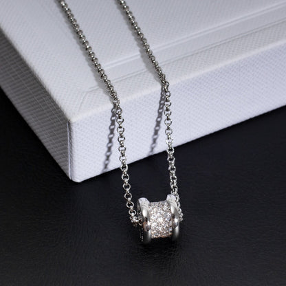 [Topon Jewelry]ZERO 1 SILVER DIAMOND NECKLACE