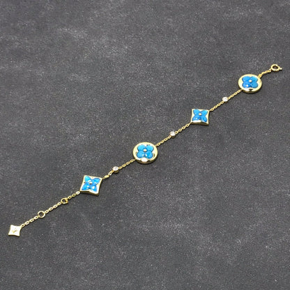 [Topon Jewelry]STAR AND SUN TURQUOISE 4 MOTIFS 3 DIAMONDS