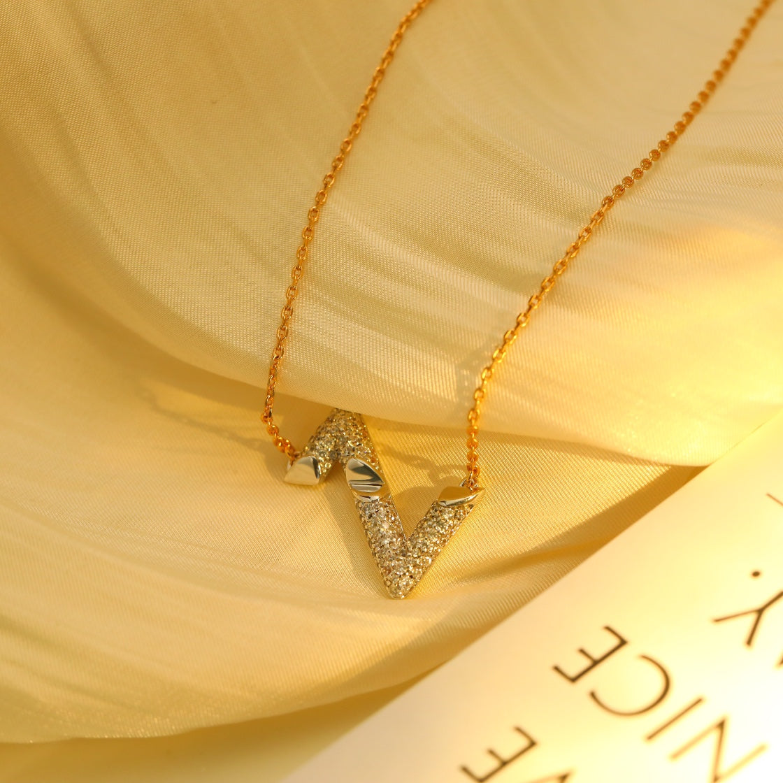 [Topon Jewelry]VOLT SILVER DIAMOND PEDANT NECKLACE