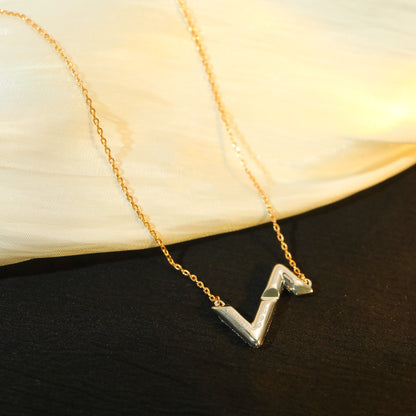 [Topon Jewelry]VOLT SILVER DIAMOND PEDANT NECKLACE