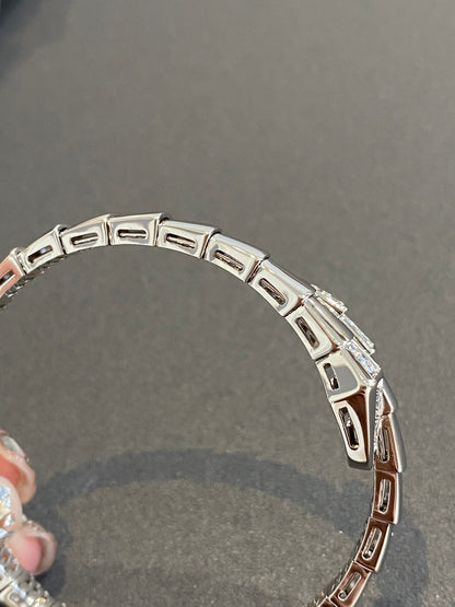 [Topon Jewelry]SERPENTI BRACELET DIAMONDS SILVER