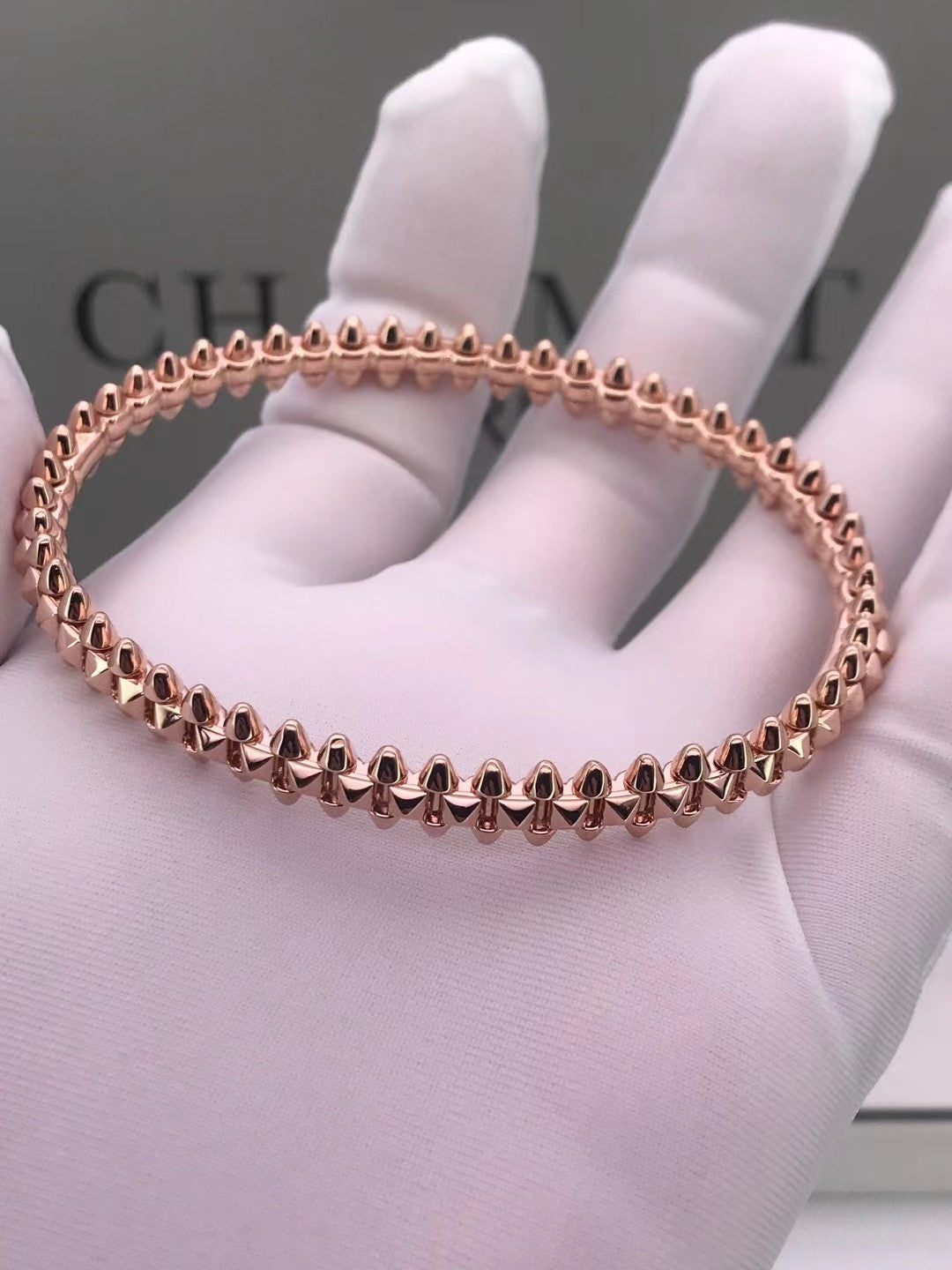 [Topon Jewelry]CLASH PINK GOLD BRACELET