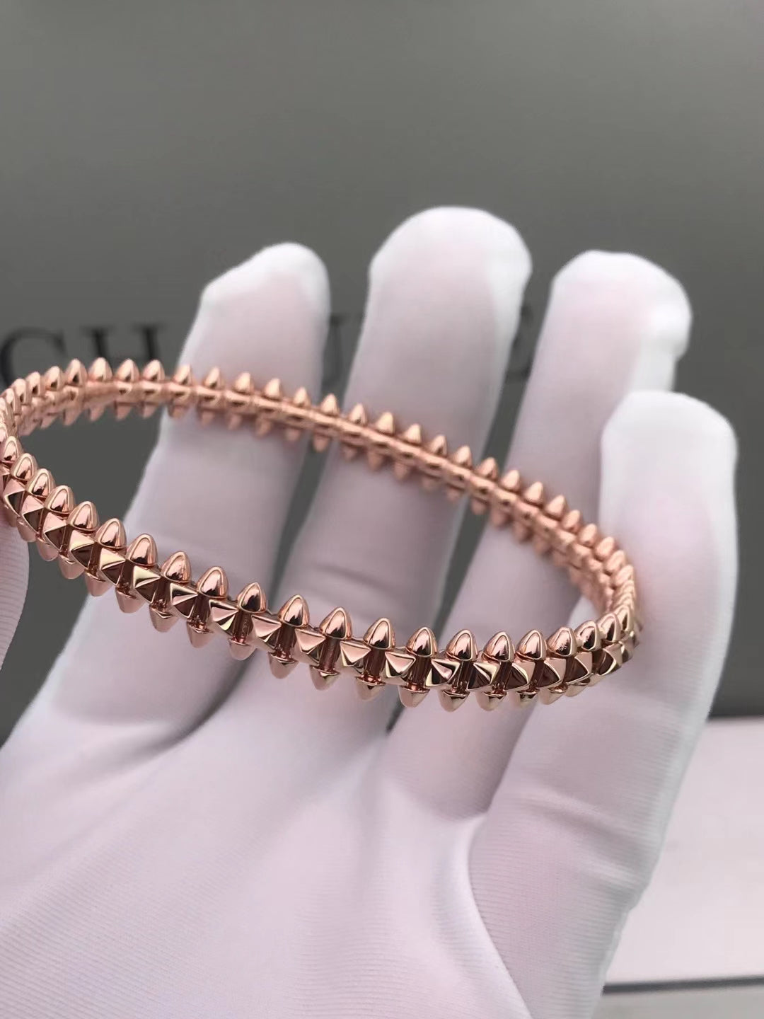 [Topon Jewelry]CLASH PINK GOLD BRACELET