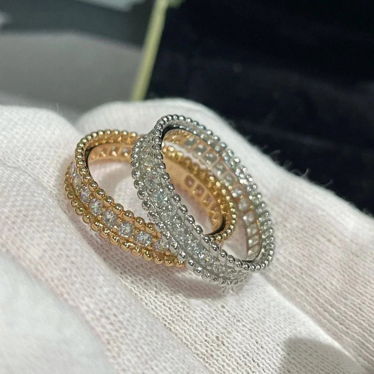 [Topon Jewelry]PERLEE DIAMOND ROSE GOLD RING