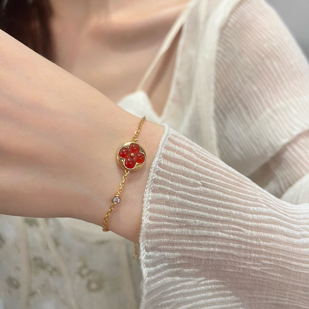 [Topon Jewelry]SUN PEDANT CARNELIAN BRACELET