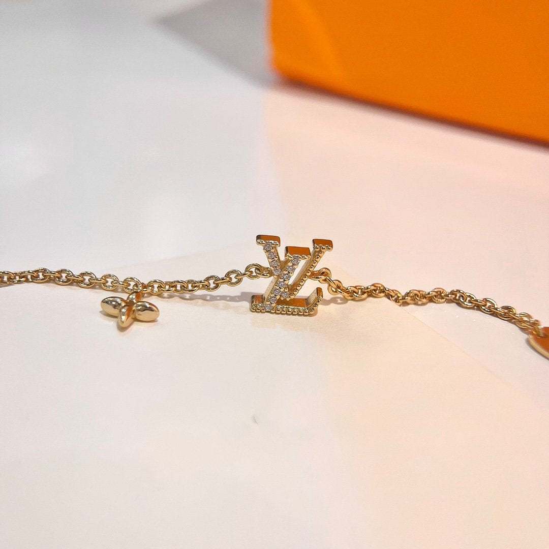 [Topon Jewelry]LOGO STAR MOTIF GOLD BRACELET