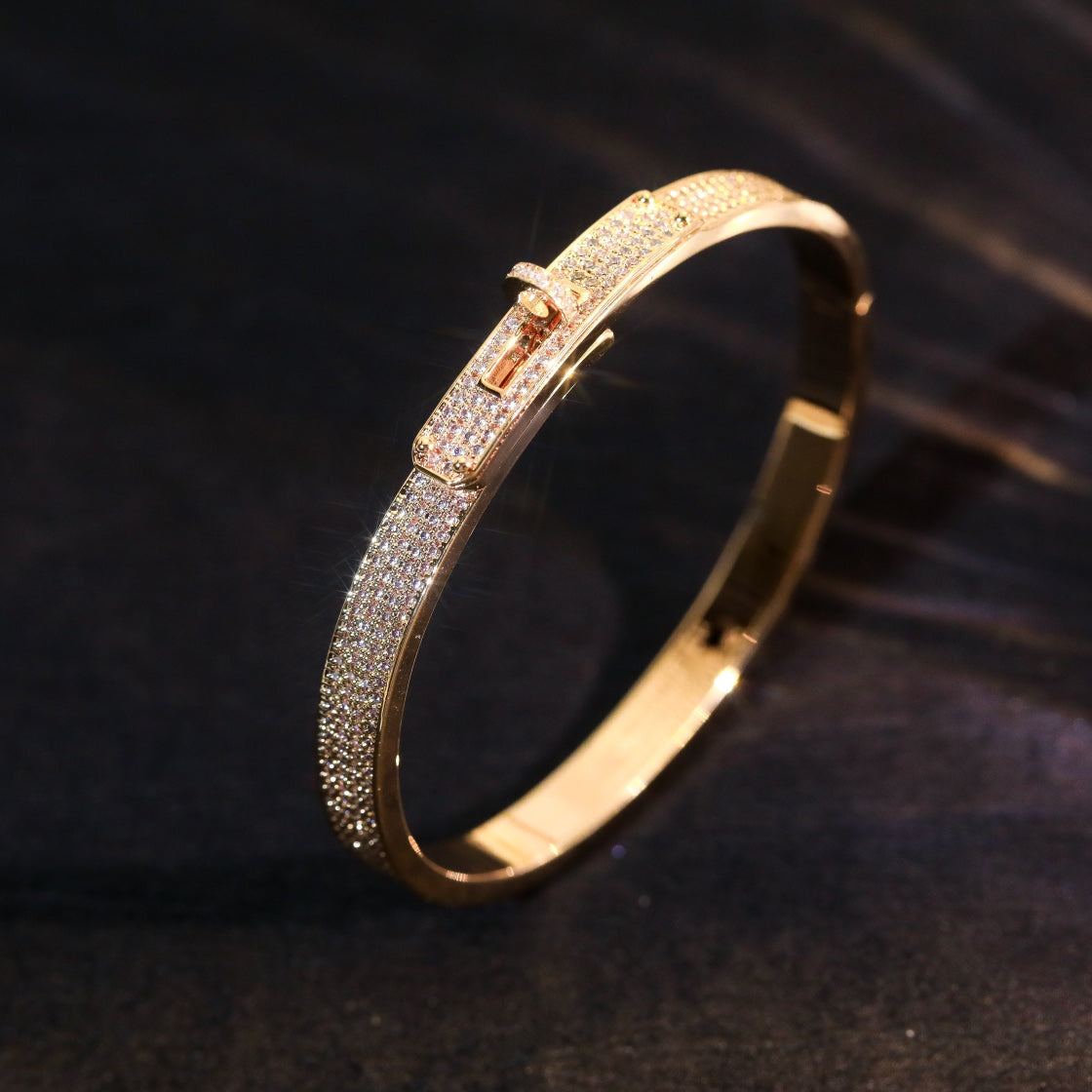 [Topon Jewelry]KELLY BRACELET DIAMOND PAVED