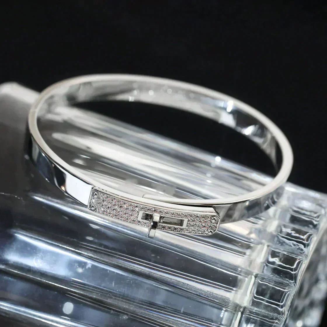 [Topon Jewelry]KELLY SILVER DIAMOND BRACELET