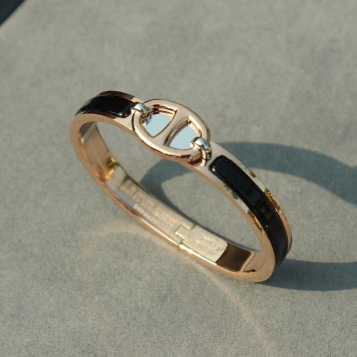 [Topon Jewelry]CLIC CHAINE PINK GOLD BRACELET