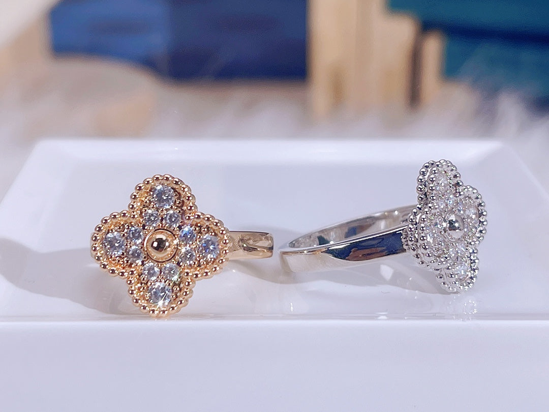 [Topon Jewelry]CLOVER DIAMOND RING