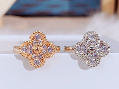 [Topon Jewelry]CLOVER DIAMOND RING