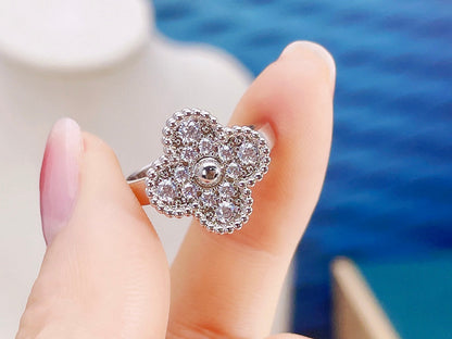 [Topon Jewelry]CLOVER DIAMOND RING